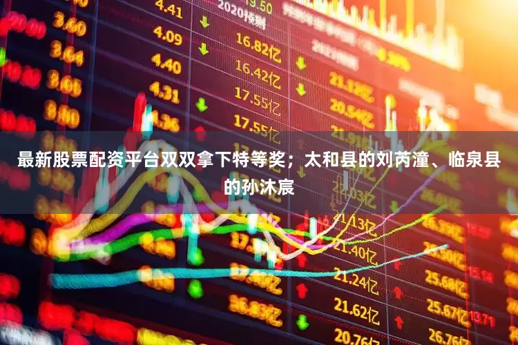 最新股票配资平台双双拿下特等奖；太和县的刘芮潼、临泉县的孙沐宸