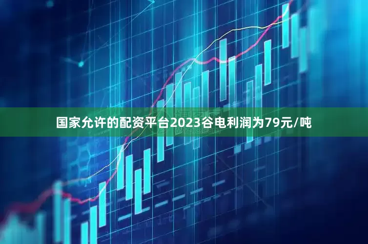 国家允许的配资平台2023谷电利润为79元/吨