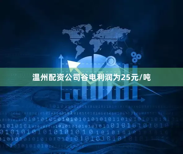 温州配资公司谷电利润为25元/吨